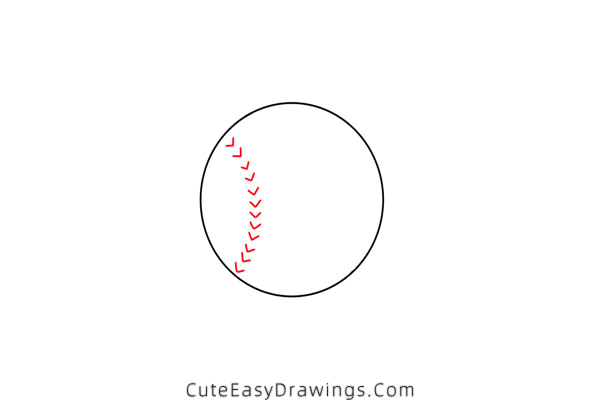 how to draw a baseball bat and ball - www.cuteeasydrawings.com