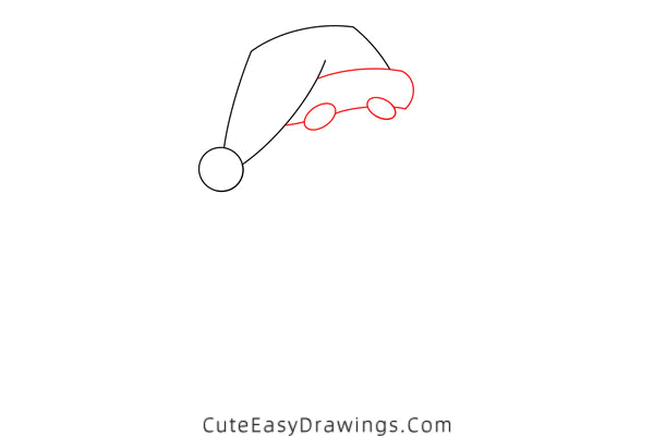 how to draw santa claus in sleigh - www.cuteeasydrawings.com