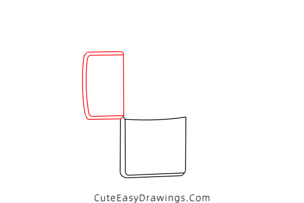 how to draw a lighter - www.cuteeasydrawings.com