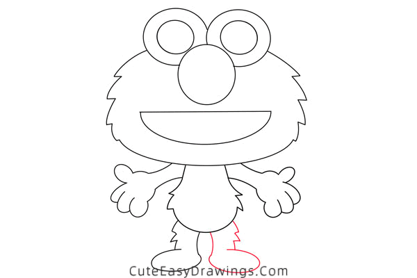 how to draw elmo - www.cuteeasydrawings.com