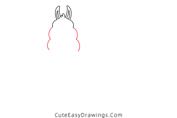 how to draw an alpaca - www.cuteeasydrawings.com