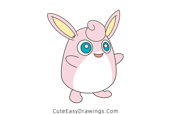 how to draw wigglytuff - www.cuteeasydrawings.com