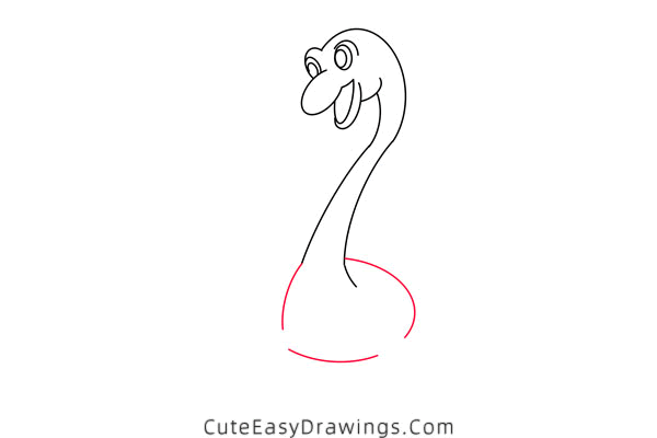 how to draw a plesiosaur - www.cuteeasydrawings.com