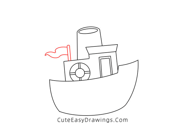 how to draw a ship - www.cuteeasydrawings.com