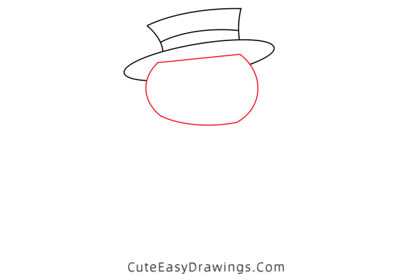 how to draw a snowman - www.cuteeasydrawings.com