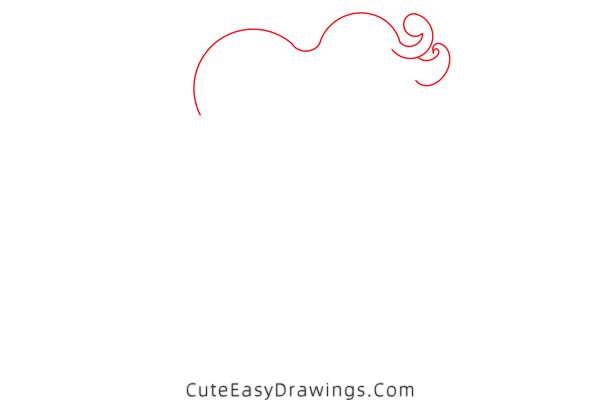 how to draw a mermaid - www.cuteeasydrawings.com