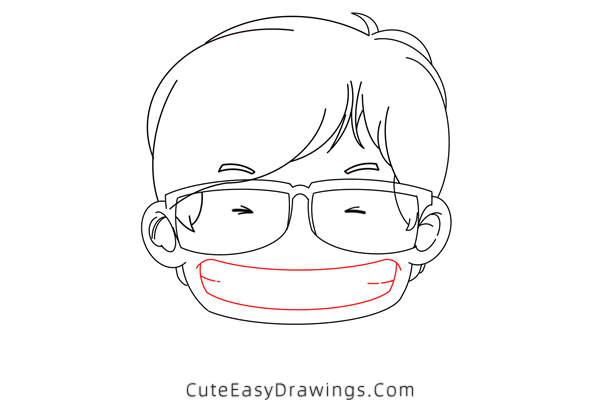 how to draw a man wearing sunglasses - www.cuteeasydrawings.com