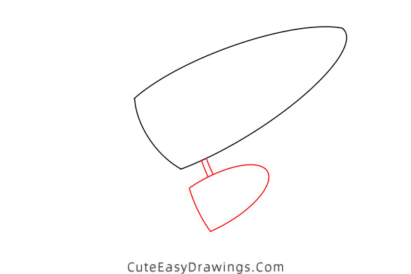 how to draw a spaceship - www.cuteeasydrawings.com