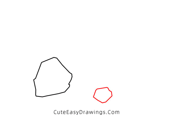 how to draw a meteor - www.cuteeasydrawings.com