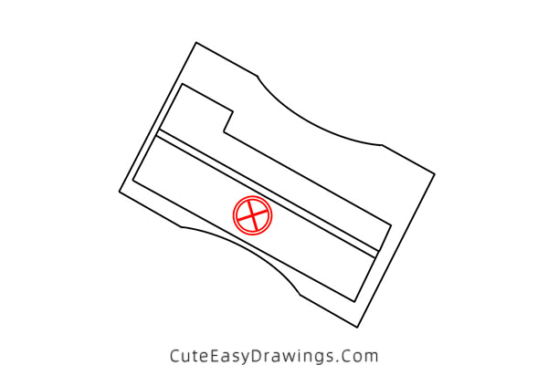 how to draw a pencil sharpener - www.cuteeasydrawings.com