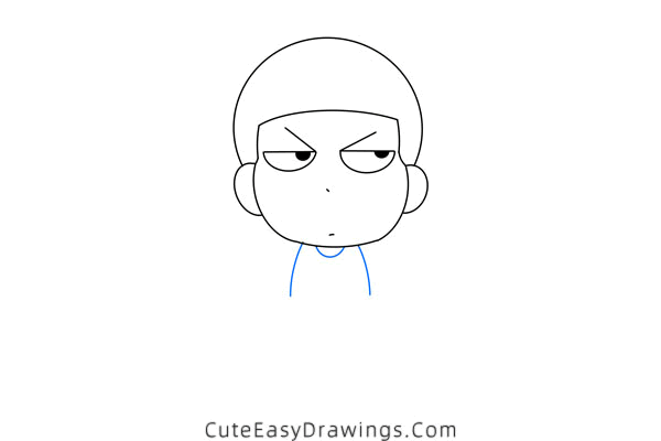 how to draw sakuragi hanamichi - www.cuteeasydrawings.com