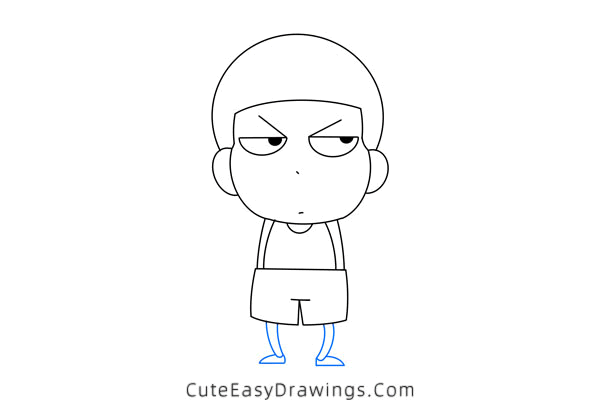 how to draw sakuragi hanamichi - www.cuteeasydrawings.com