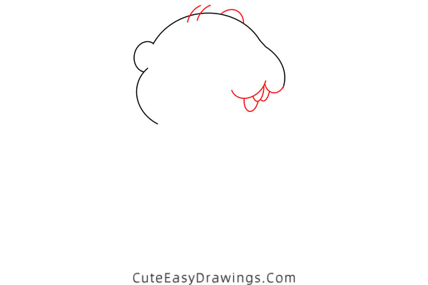 how to draw a prairie dog - www.cuteeasydrawings.com