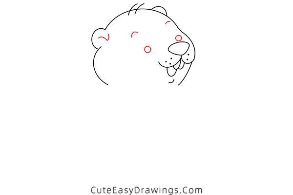 how to draw a prairie dog - www.cuteeasydrawings.com