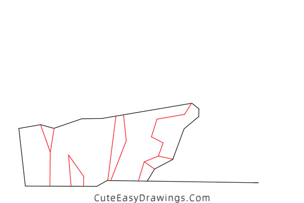 how to draw a cliff - www.cuteeasydrawings.com