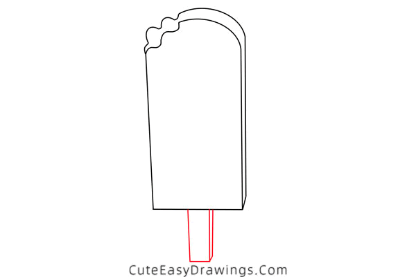 how to draw a rainbow popsicle - www.cuteeasydrawings.com