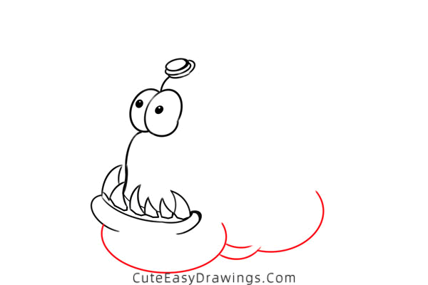 how to draw an anglerfish - www.cuteeasydrawings.com