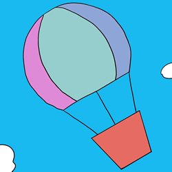 How to Draw a Hot Air Balloon Easy Step by Step