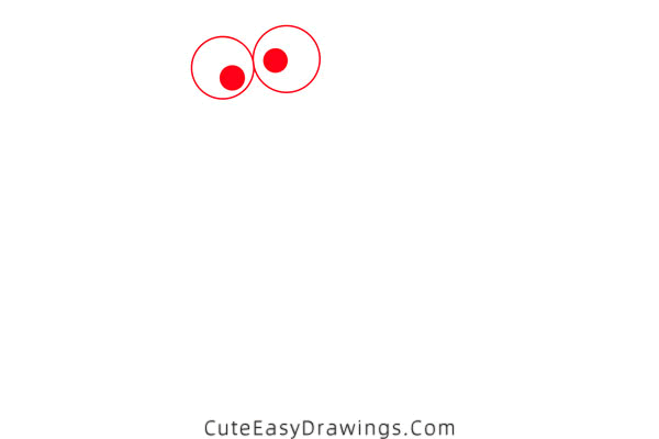 how to draw cookie monster - www.cuteeasydrawings.com