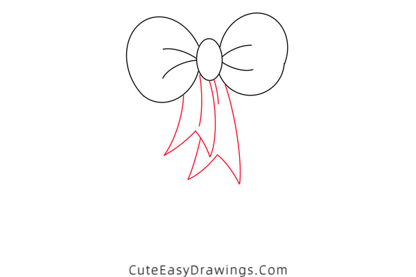 how to draw a christmas wreath - www.cuteeasydrawings.com