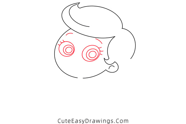 how to draw molly - www.cuteeasydrawings.com