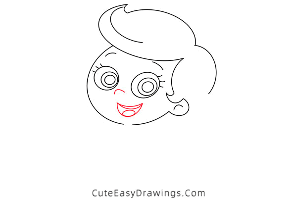 how to draw molly - www.cuteeasydrawings.com