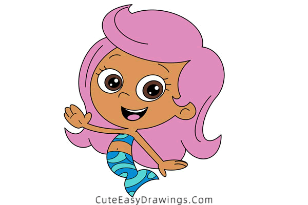 how to draw molly - www.cuteeasydrawings.com