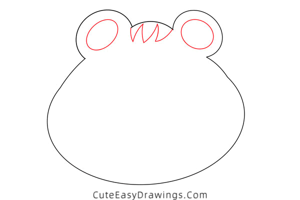 how to draw a tiger face - www.cuteeasydrawings.com