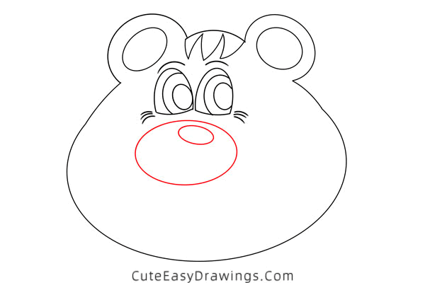 how to draw a tiger face - www.cuteeasydrawings.com