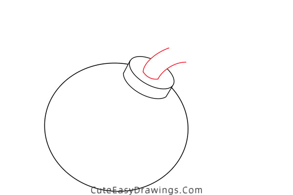 how to draw a bomb - www.cuteeasydrawings.com