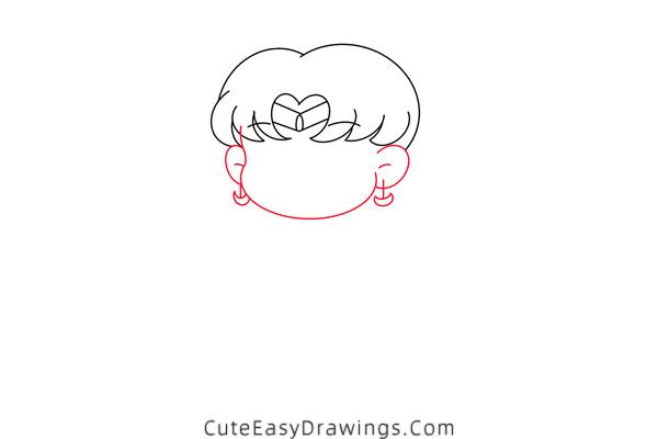 how to draw sailor moon - www.cuteeasydrawings.com