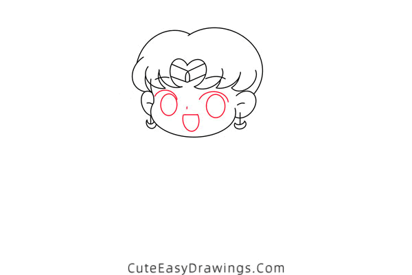 how to draw sailor moon - www.cuteeasydrawings.com