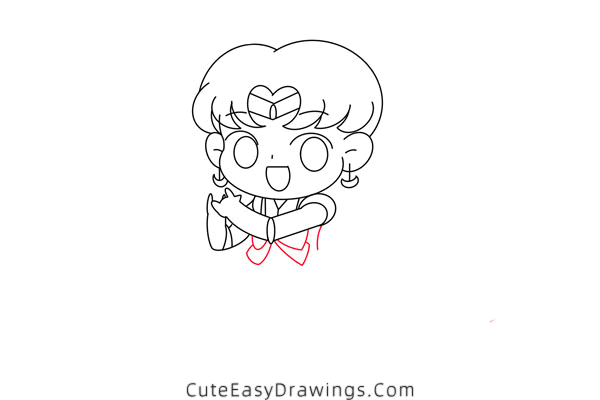 how to draw sailor moon - www.cuteeasydrawings.com