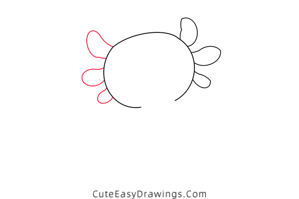 how to draw a salamander - www.cuteeasydrawings.com