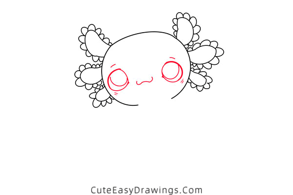 how to draw a salamander - www.cuteeasydrawings.com