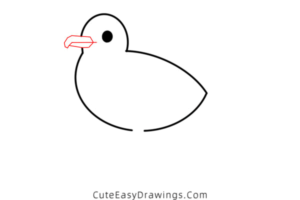 how to draw a seagull - www.cuteeasydrawings.com