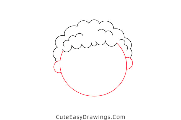 how to draw an african american girl - www.cuteeasydrawings.com