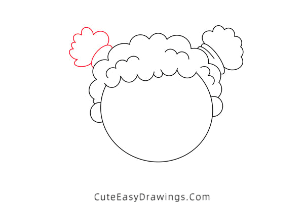 how to draw an african american girl - www.cuteeasydrawings.com