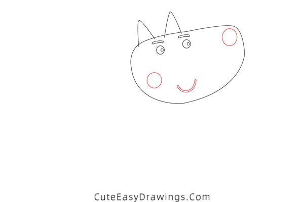 how to draw mr wolf - www.cuteeasydrawings.com