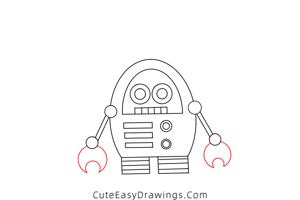 how to draw a robot easy - www.cuteeasydrawings.com