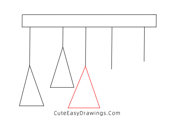 how to draw a chandelier - www.cuteeasydrawings.com