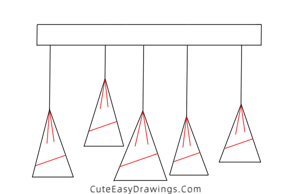 how to draw a chandelier - www.cuteeasydrawings.com