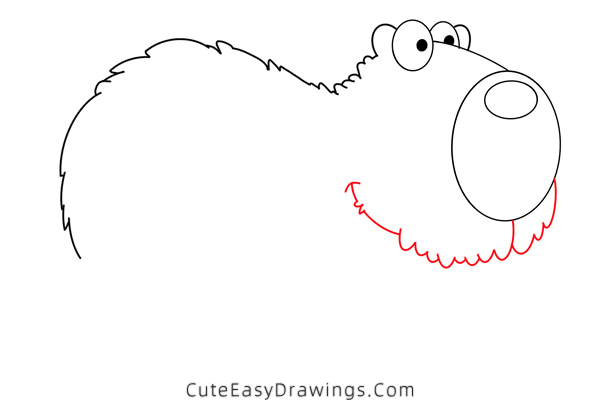 how to draw a capybara - www.cuteeasydrawings.com