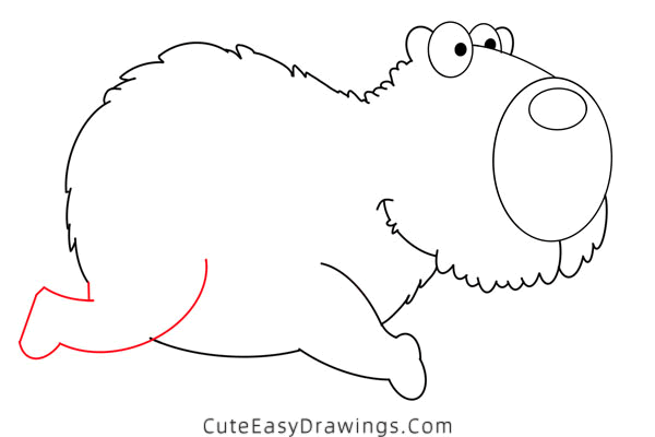 how to draw a capybara - www.cuteeasydrawings.com