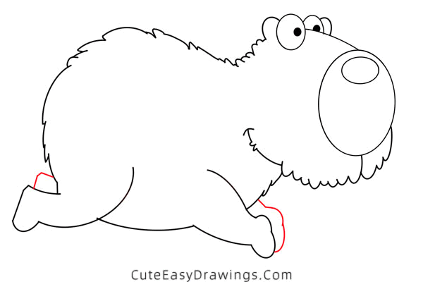 how to draw a capybara - www.cuteeasydrawings.com