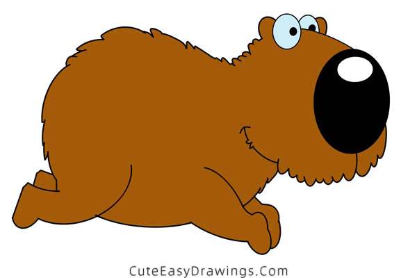 how to draw a capybara - www.cuteeasydrawings.com