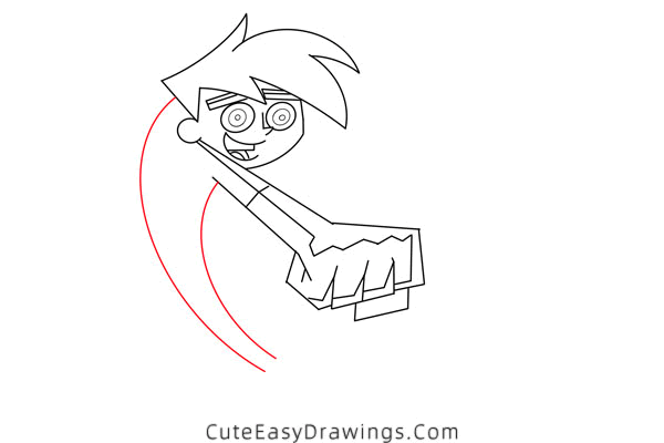 how to draw danny phantom - www.cuteeasydrawings.com