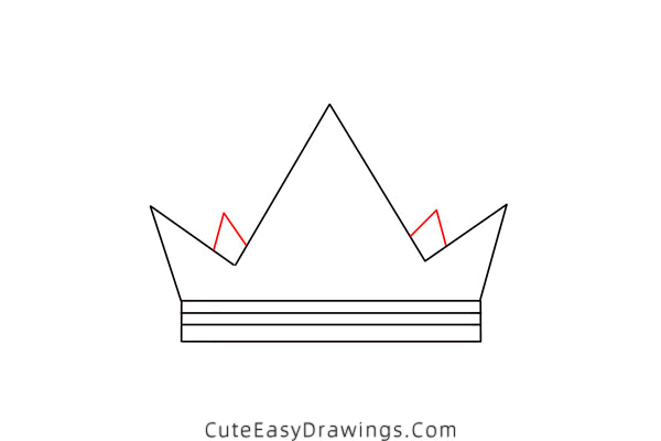 how to draw a crown - www.cuteeasydrawings.com