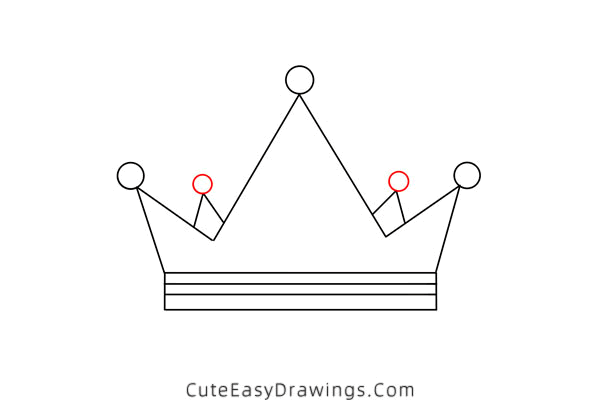 how to draw a crown - www.cuteeasydrawings.com