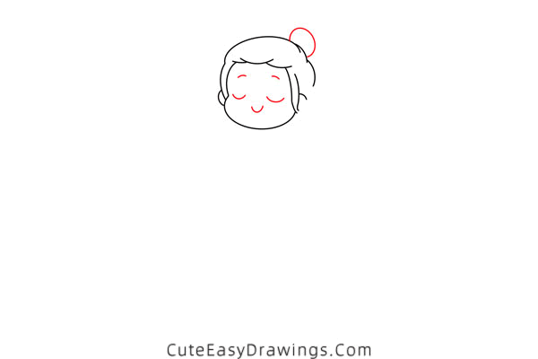 how to draw a dancing girl - www.cuteeasydrawings.com